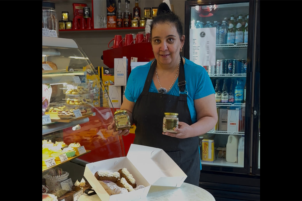 The Auburn tasting table at Alain Patisserie, Malvern East, March 2026.