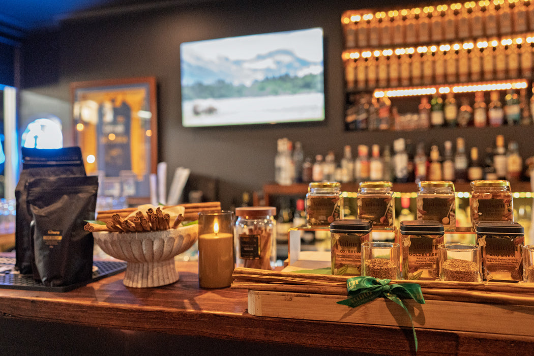 The Auburn brews being served at Spicy Wicket, Glen Waverley, August 2026.