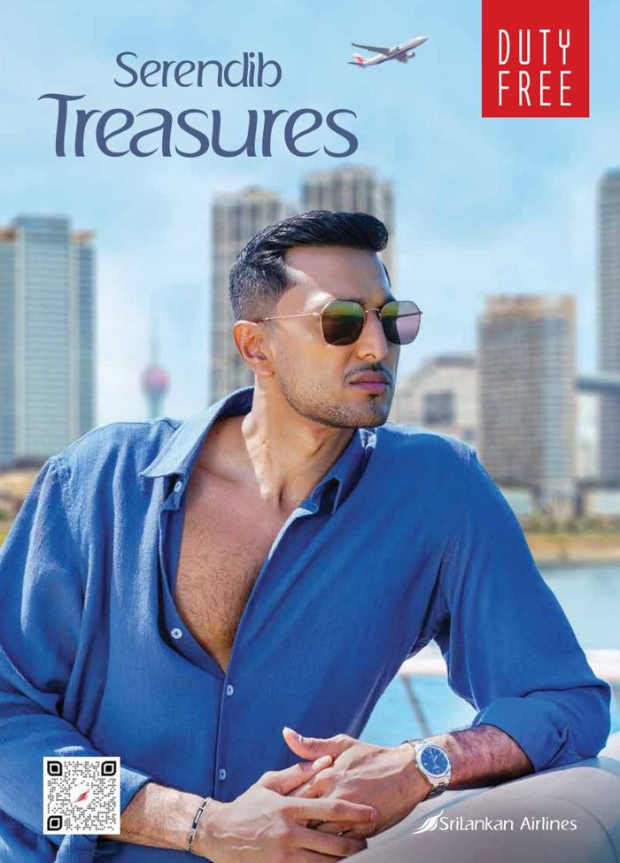 Cover of Serendib Treasures, the SriLankan Airlines Duty Free magazine